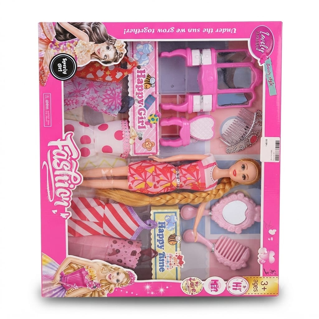 Fashion Girl Doll Play Set